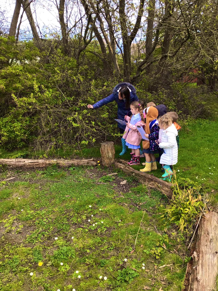 BisphamEndowed's tweet photo. Yesterday afternoon RP went on a spring walk. We took our checklists outside and looked around the school grounds for signs of spring. 🌸🌼🌿🌱 https://t.co/nHXguK5GbQ