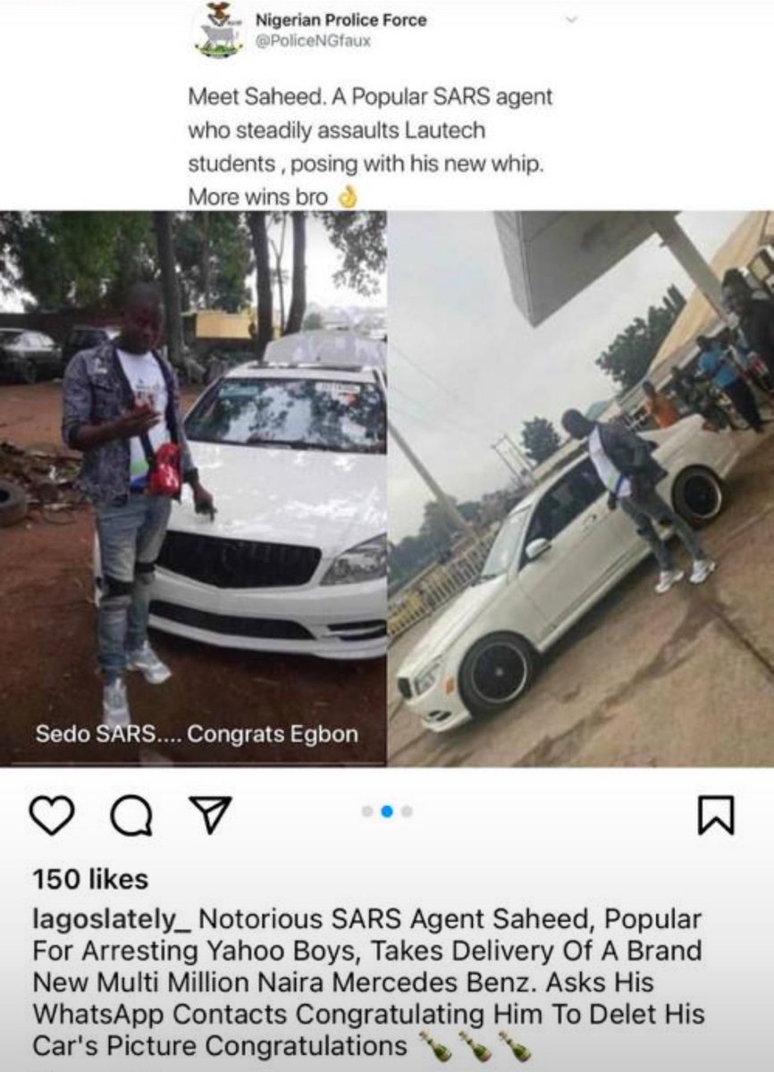 How many more casualties ? How much lives do citizens need as sacrifice? Is it a sin for a serving corp member came for his convocation and was hanging out with his brother and girlfriend? How do we explain that the same policeman was sent away from Ogbomoso for extortion #Saheed