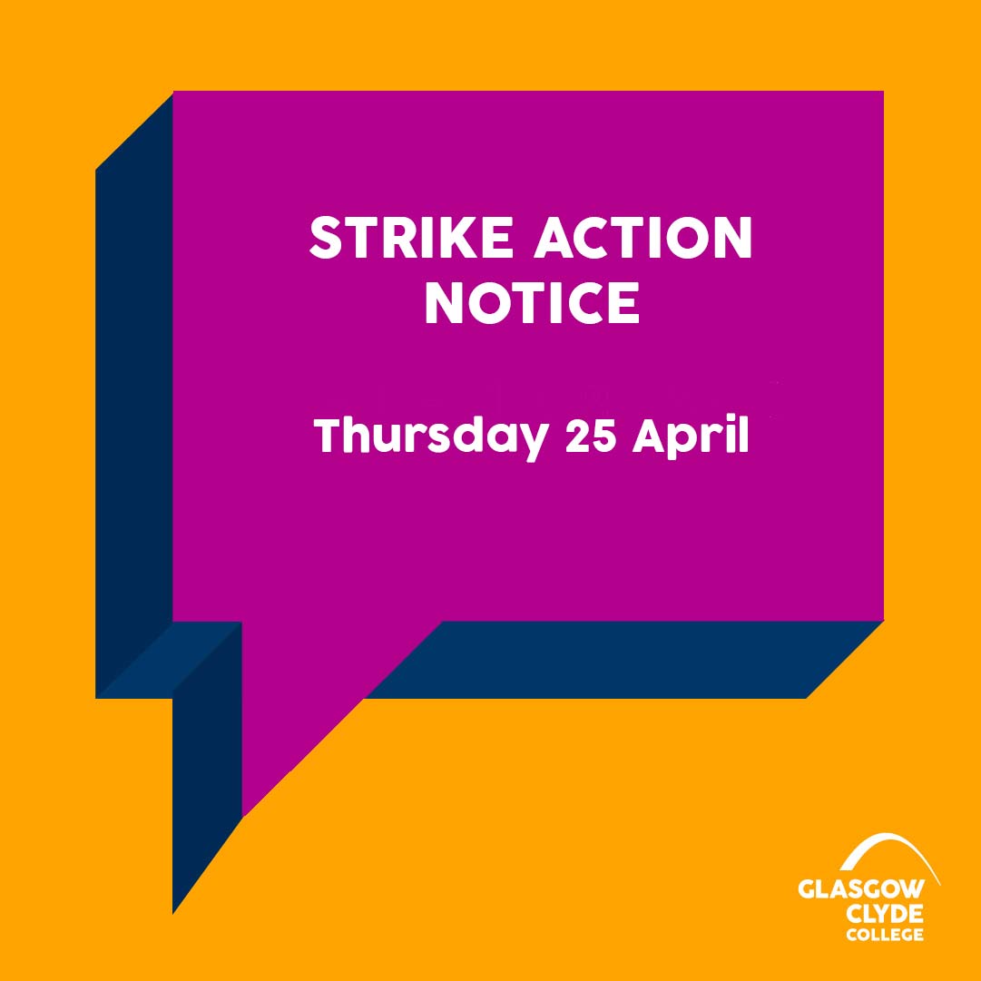 Due to ongoing national industrial strike action by EIS-FELA, there is likely to be significant disruption to day & eve classes at our campuses on Thurs 25 April. Your class may not run on this date unless you have been specifically told otherwise. More➡️bit.ly/3w4B4k1
