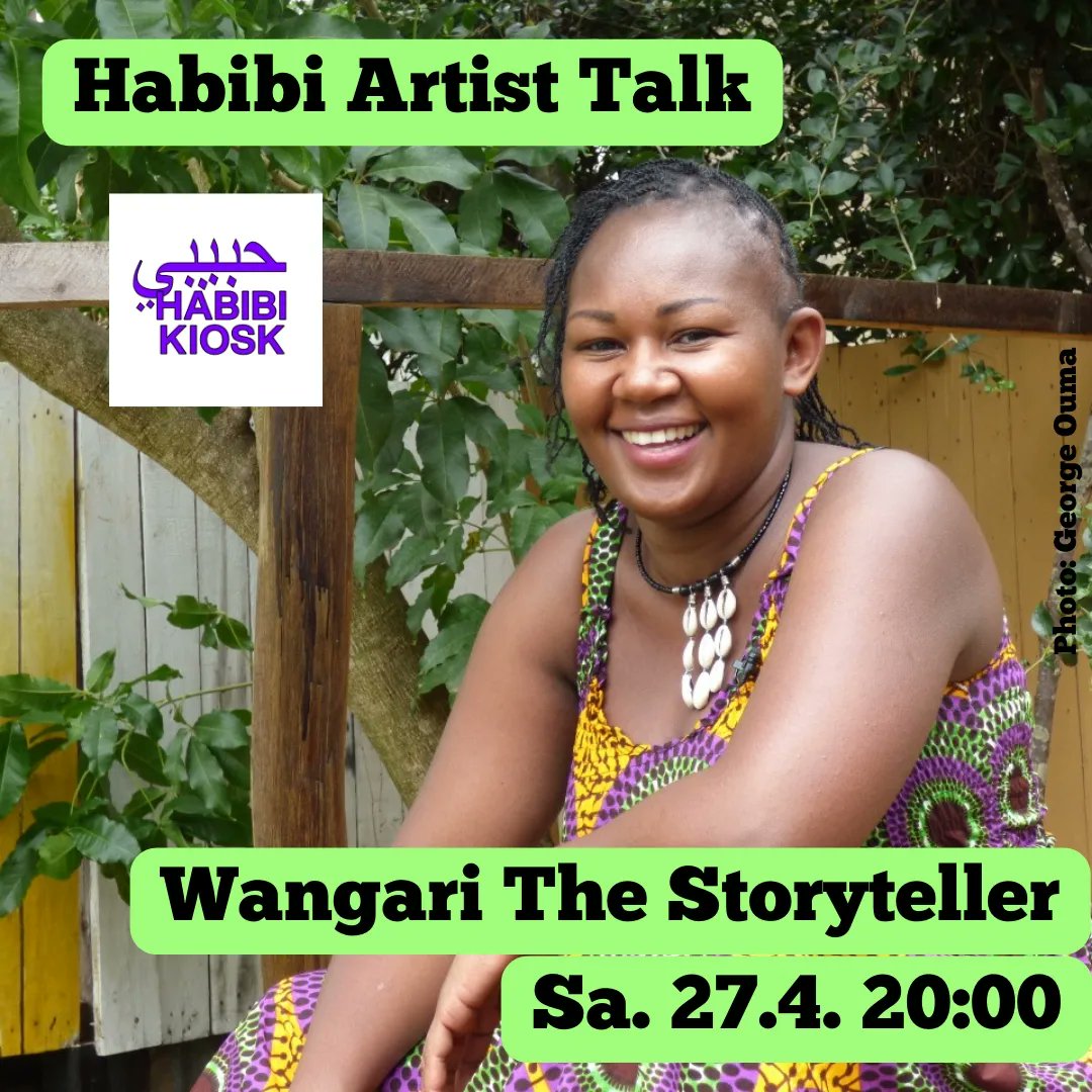 Hello Munich, I will soon be your guest for a couple of days. Here's a quick rundown: 27th April - a Meet The Artist conversation at Habibi Kiosk where I chat with Sebastian Reier about storytelling & the co-production work that we have been doing - and share a story or two...