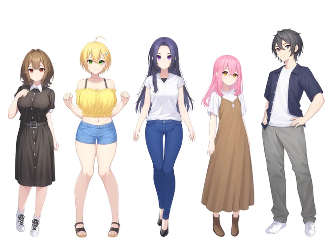 ビジュアルノベルゲーム「アルカディア」にて、キャラクターデザインとイベントCGを担当させていただきました!(1/3) 