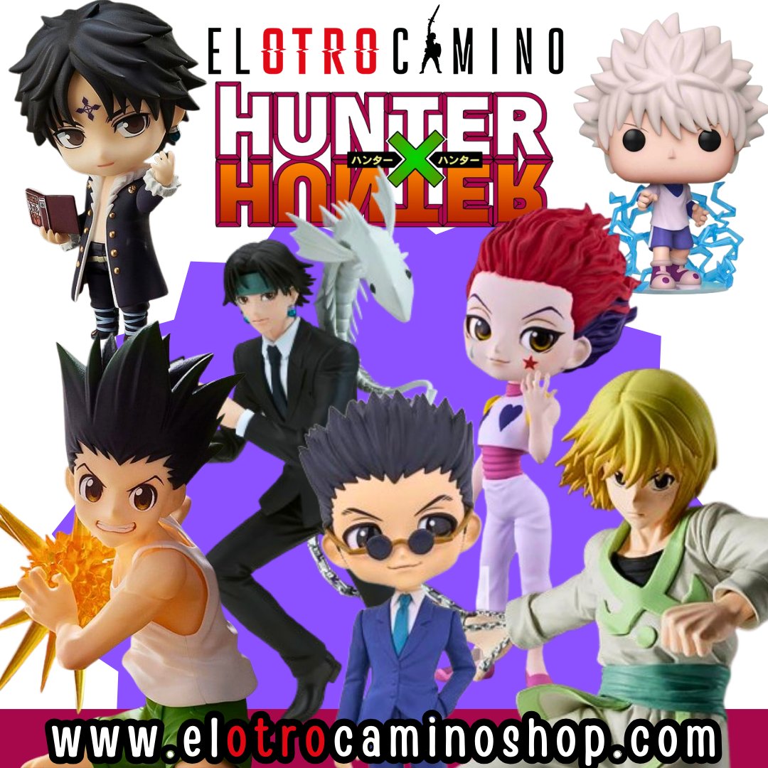 otrocaminoshop's tweet photo. Las mejores figuras de Hunter x Hunter las tienes en El Otro Camino 😎🔥
https://t.co/K9wnMby6vp
#hunterxhunter #funki #funkopop #funkohunterxhunter #kurapika #gonfreecss #leorio #chrollolucifer #hisoka #killuazoldyck #banpresto #popupparade #qposket #nendoroid #friki #anime https://t.co/wvLAY7v8wH