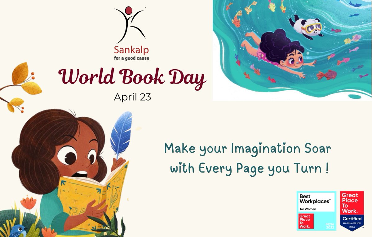 Let's empower every child with the magic of reading! 🌟

#WorldBookDay #ReadingIsPower #ChildLiteracy #girlchildeducation #sankalp #csr #sathgurumc #consulting #nonprofitorganization