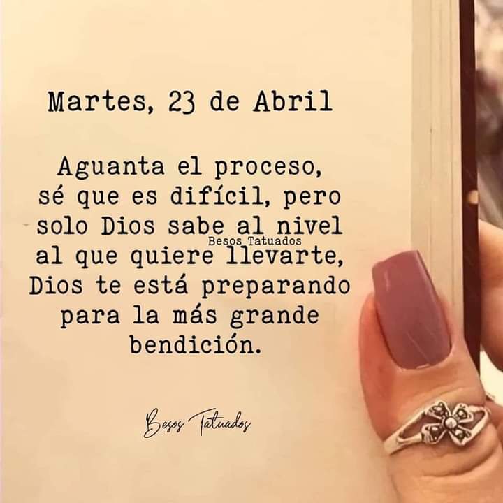 A buscar la bendición de Dios y que la paz, la salud y los alimentos sobreabunden en tu hogar. #BuenMartes