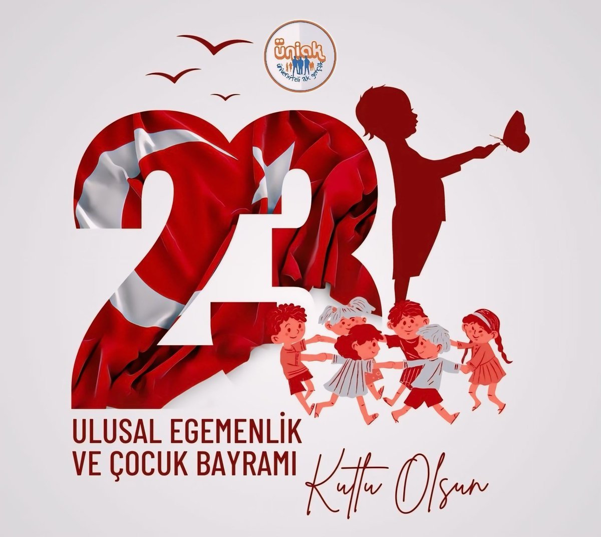 'Yürü ki çocuk, tarihin de seninle birlikte nice yüzyıllara yürüsün…”

23 Nisan Ulusal Egemenlik ve Çocuk Bayramı’mız kutlu olsun!

#23NisanKutluOlsun