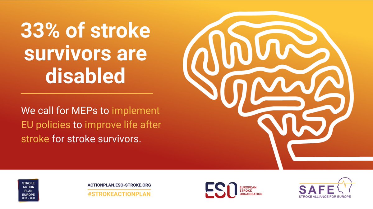 Many #stroke survivors face disability, cognitive issues & mental health challenges. Non-clinical support (practical, social & emotional) is vital. @StrokeEurope & @ESOstroke urge @Europarl_EN MEPs to improve quality of #lifeaftestroke bit.ly/3wQjoZl #EUelections