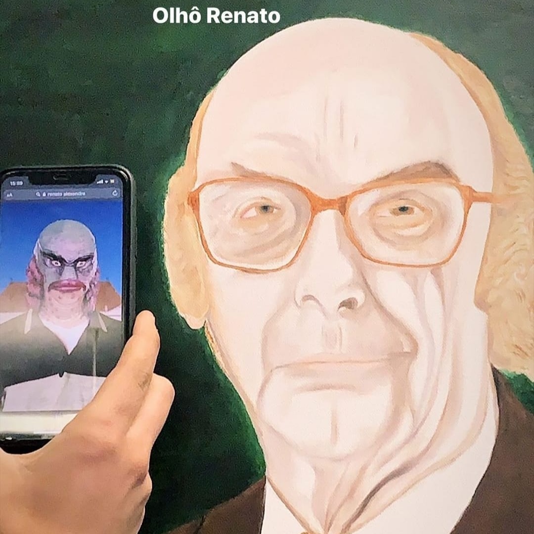 4. Este desenho do José Saramago