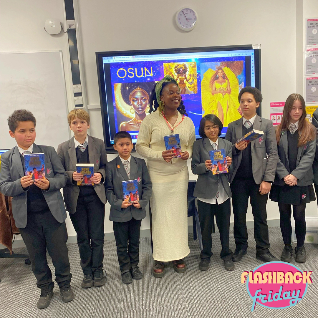#flashbackfriday In February, Year 7 had an exciting visit from the author @MariaMotunrayo. What a great experience our students had! #authorvisit #literacy #education