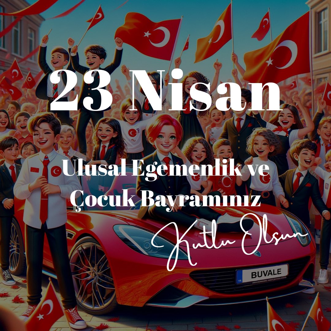 23 Nisan Ulusal Egemenlik ve Çocuk Bayramımız kutlu olsun! Bu özel günde, Gazi Mustafa Kemal Atatürk’ün çocuklara armağanı olan bu bayramda, tüm dünya çocuklarının barış ve huzur içinde yaşamasını dileriz. 🇹🇷🌍🕊️