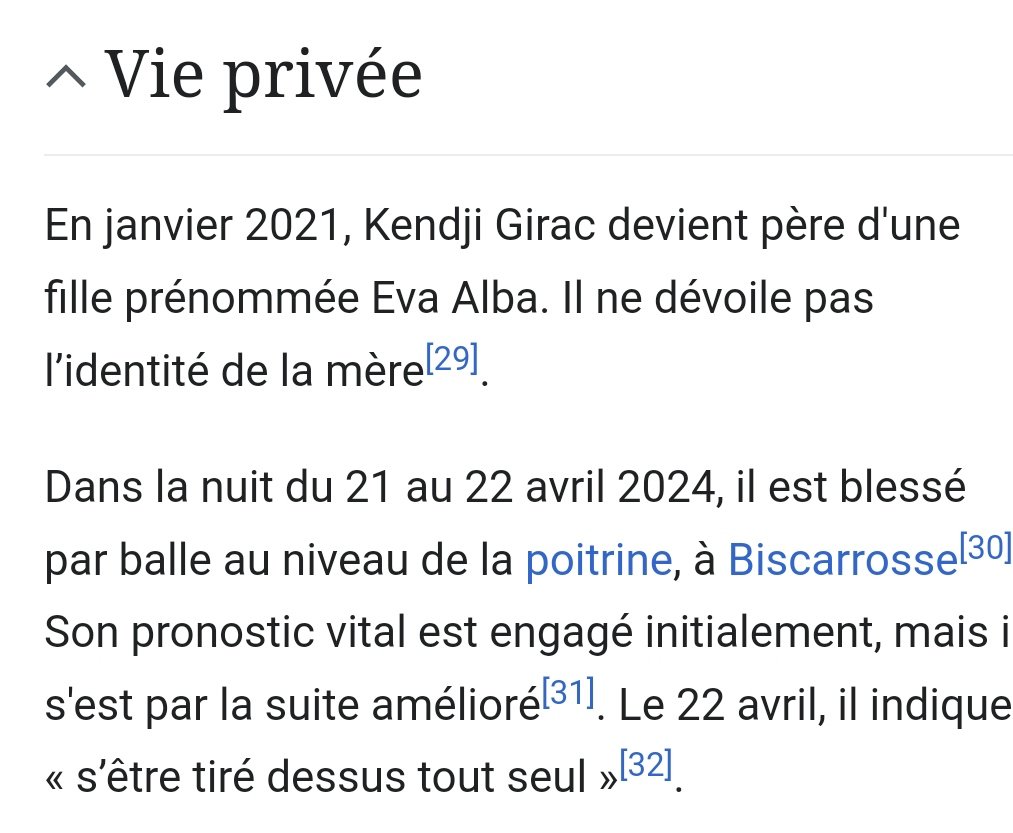 SharkyOrPeanuts's tweet photo. @RTSinfo @GIRACKENDJI #Wikipédia reprend infos #BFMTV et Parisien : pronostic vital engagé. La #rts écrit : Informations contradictoires
d'autres sources proches de l'enquête et les pompiers des Landes ont indiqué plus tard dans la matinée que le chanteur n'avait jamais été entre la vie et la mort. https://t.co/BNFl5NApiQ