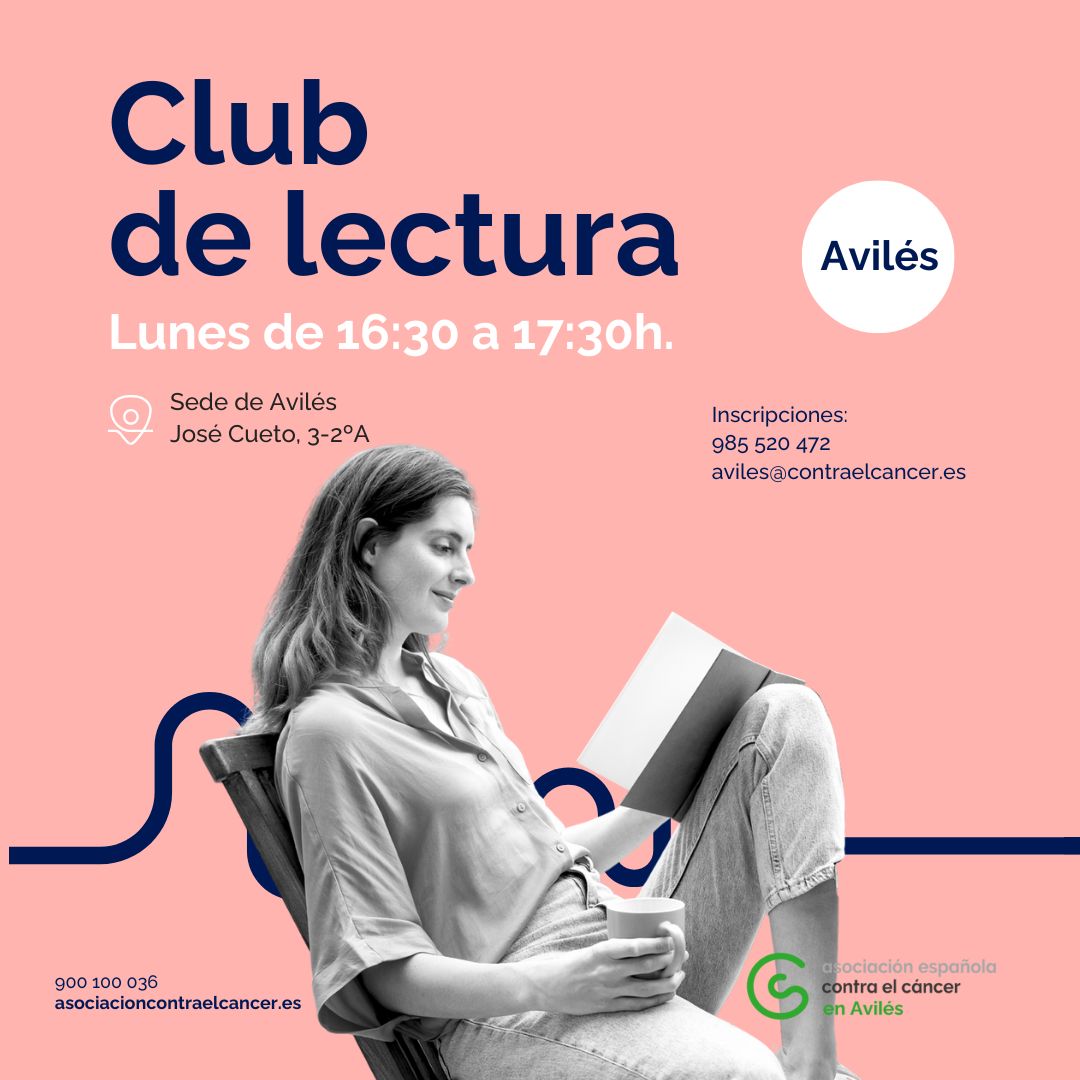 📖 Hoy 23 de abril, en el Dia Internacional del #Libro, os recordamos: 💚 -Lectura Pública que tendrá lugar el próximo sábado, 27 de abril. -Nuestros clubs de lectura en Oviedo y Avilés. #DíaInternacionalDelLibro #ContraElCáncerAsturias #Asturias