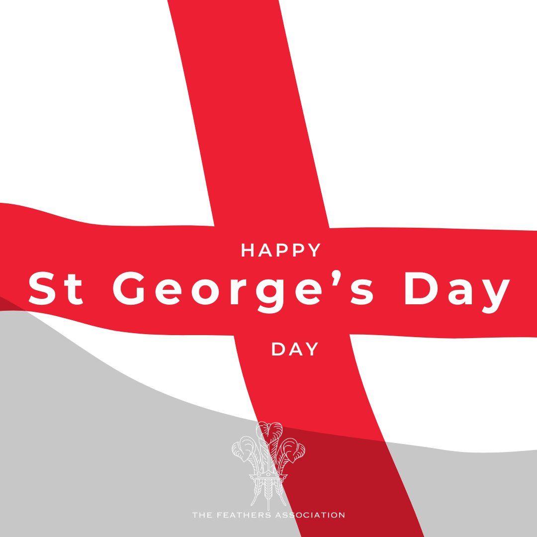 Happy St Georges Day from The Feathers Association! 🏴󠁧󠁢󠁥󠁮󠁧󠁿