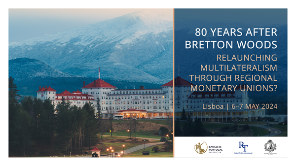 Lisboa, 6-7 May 2024 - '80 Years after Bretton Woods: Relaunching Multilateralism through Regional Monetary Unions?' Coorganised with @bancodeportugal and @acadcienciaslx with the support of Fonds Gutt @ULBruxelles and @CSFederalismo. Info/registration: bit.ly/49Nh6bq