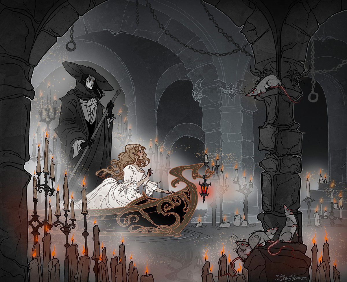 Iren Horrors (@iren_horrors) on Twitter photo The Phantom of the Opera: Catacombs 🕯🐁💀 The Phantom of the Opera: Catacombs 🕯🐁💀