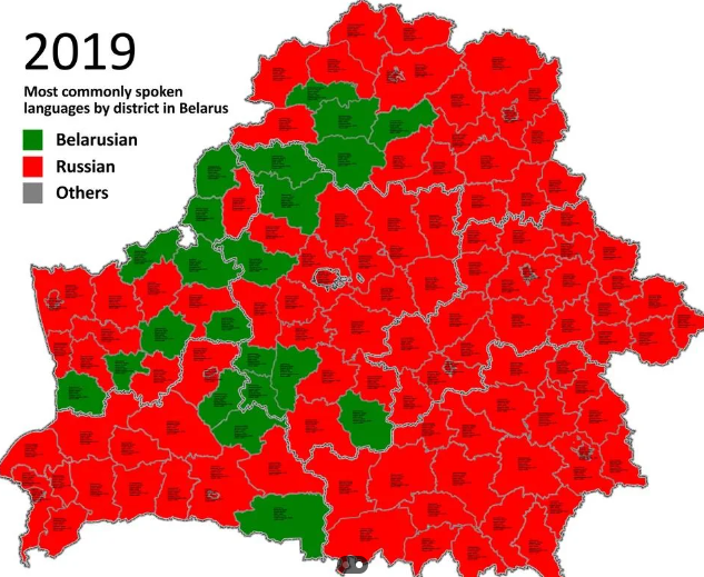 VPPzinas's tweet photo. 🇧🇾 Vissmagākais etniskais genocīds šobrīd notiek Baltkrievijā. Prognozējams, ka krievi tuvākajās desmitgadēs pabeigs etnisko kampaņu Baltkrievijā. https://t.co/VaZH10cJ1h
