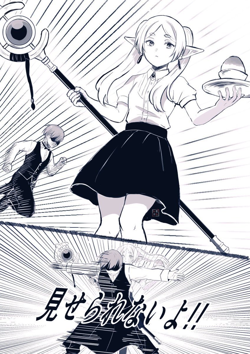 #軽い気持ちで描いたら思った以上に反響があった絵
勢いに身を任せたやつ 