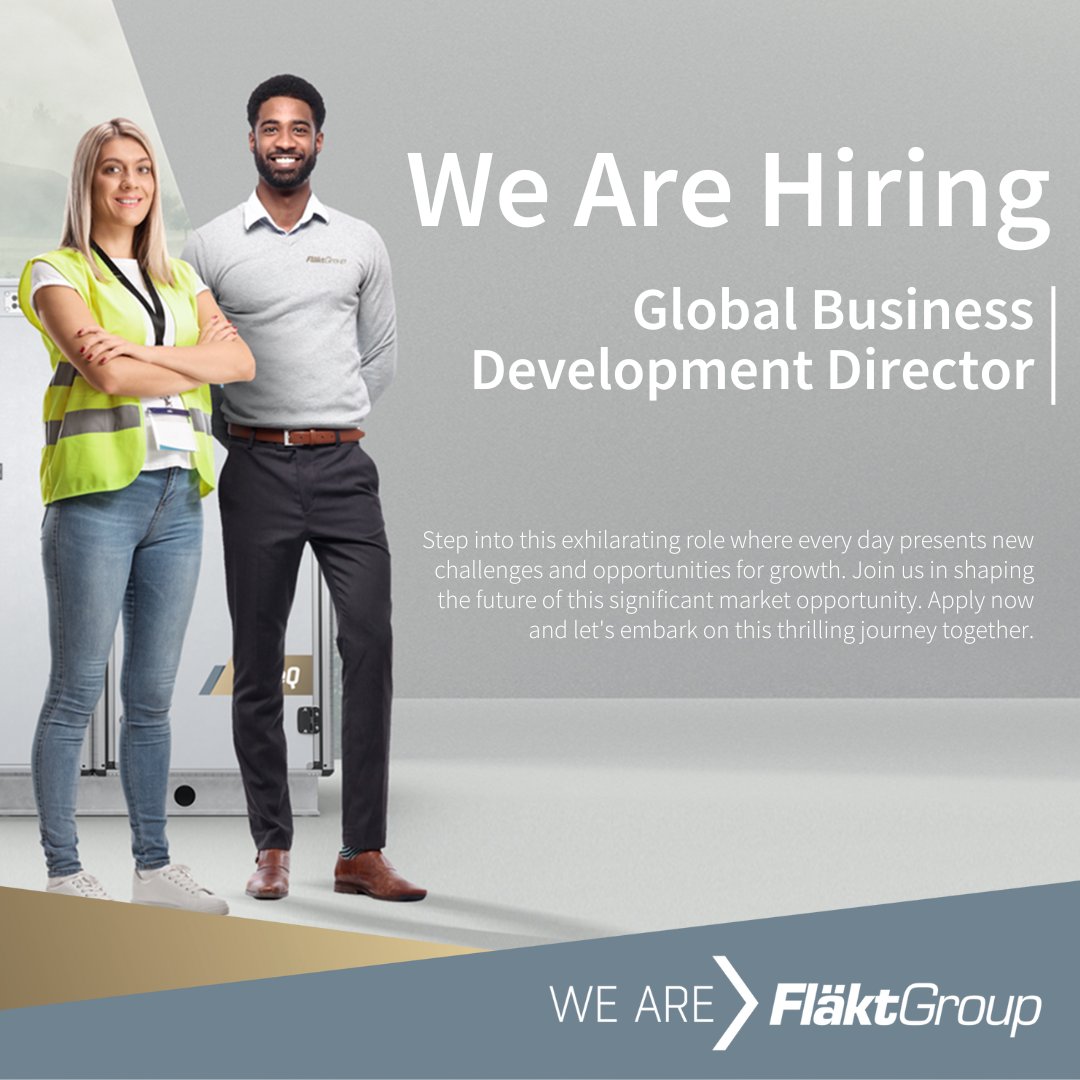 Are you ready to take your career to new heights? If so, join us as the Global Business Development Director for the cutting-edge Battery Industry with a particular focus on Giga Factories.

Apply Here eu1.hubs.ly/H08Ltby0