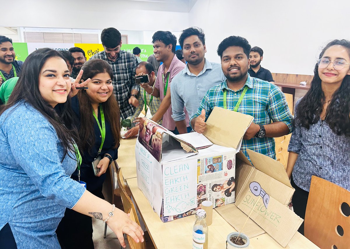 Mtap_Tech's tweet photo. 🌍 Yesterday, MTAP Technologies celebrated Earth Day by igniting a green revolution! ♻️ Our amazing team came together to create stunning masterpieces from waste materials, showcasing their creativity and commitment to sustainability.🌿
#mtap #mtaptechnologies #earthday #nature https://t.co/iSMEpggoyC