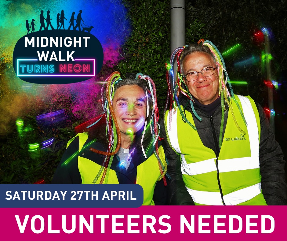 Would you like to be a part of our Midnight Walk, raising vital funds for Salisbury Hospice?

We are looking for extra volunteers to help us make Midnight Walk a huge success. If you would like to know more, email us at events@salisburyhospicecharity.org.uk
#Midnightwalk