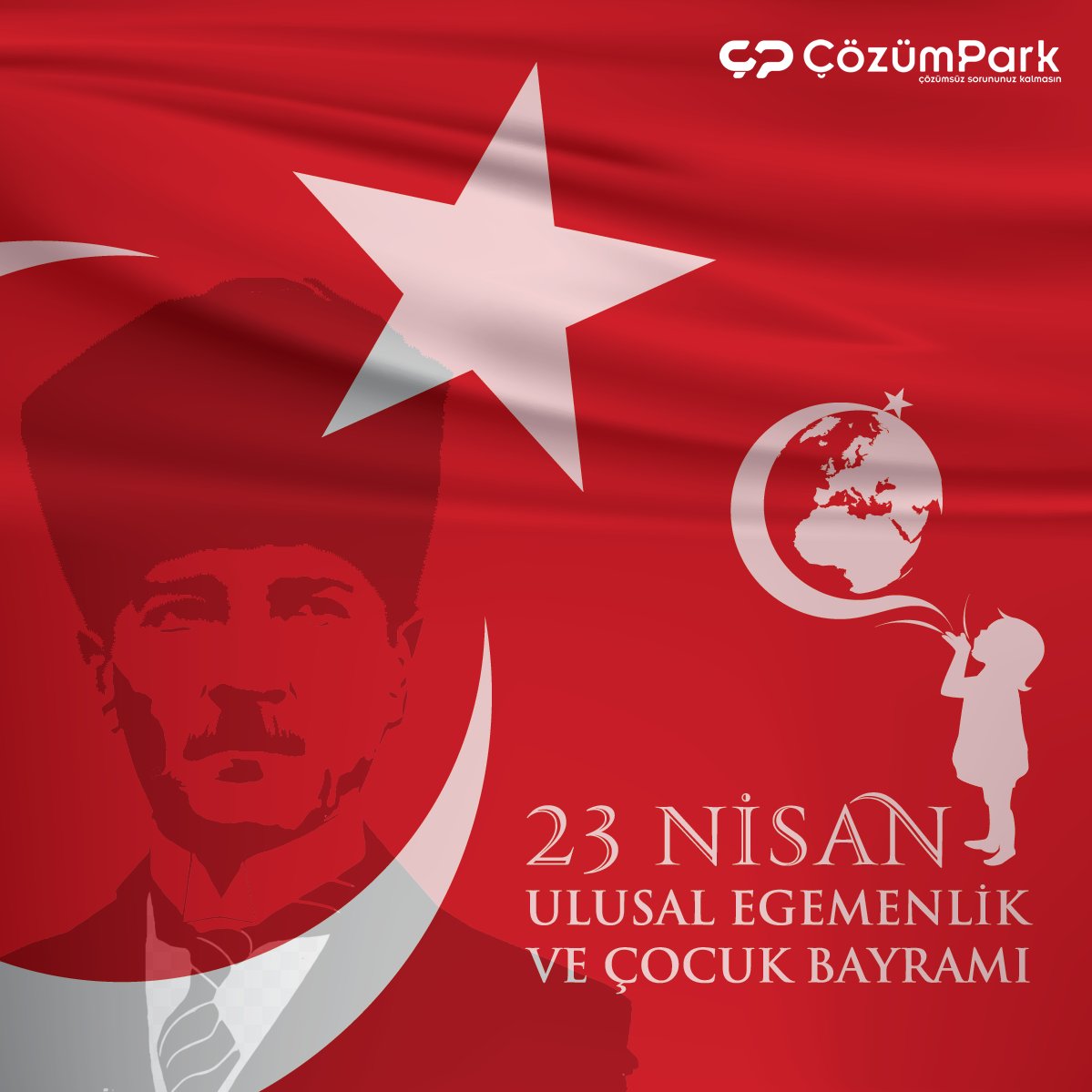 23 Nisan Ulusal Egemenlik ve Çocuk Bayramı Kutlu Olsun! 🎉