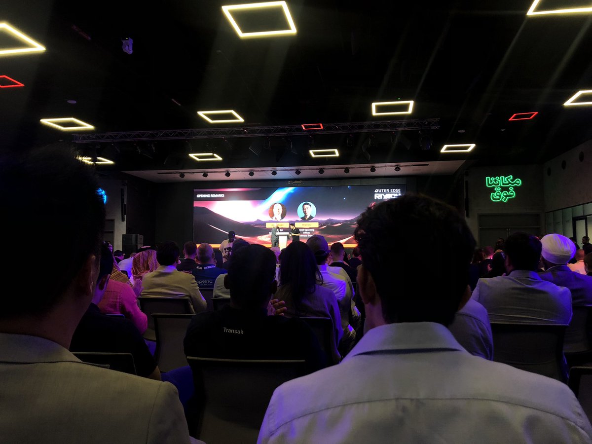 gm #OuterEdgeRiyadh 💙✨