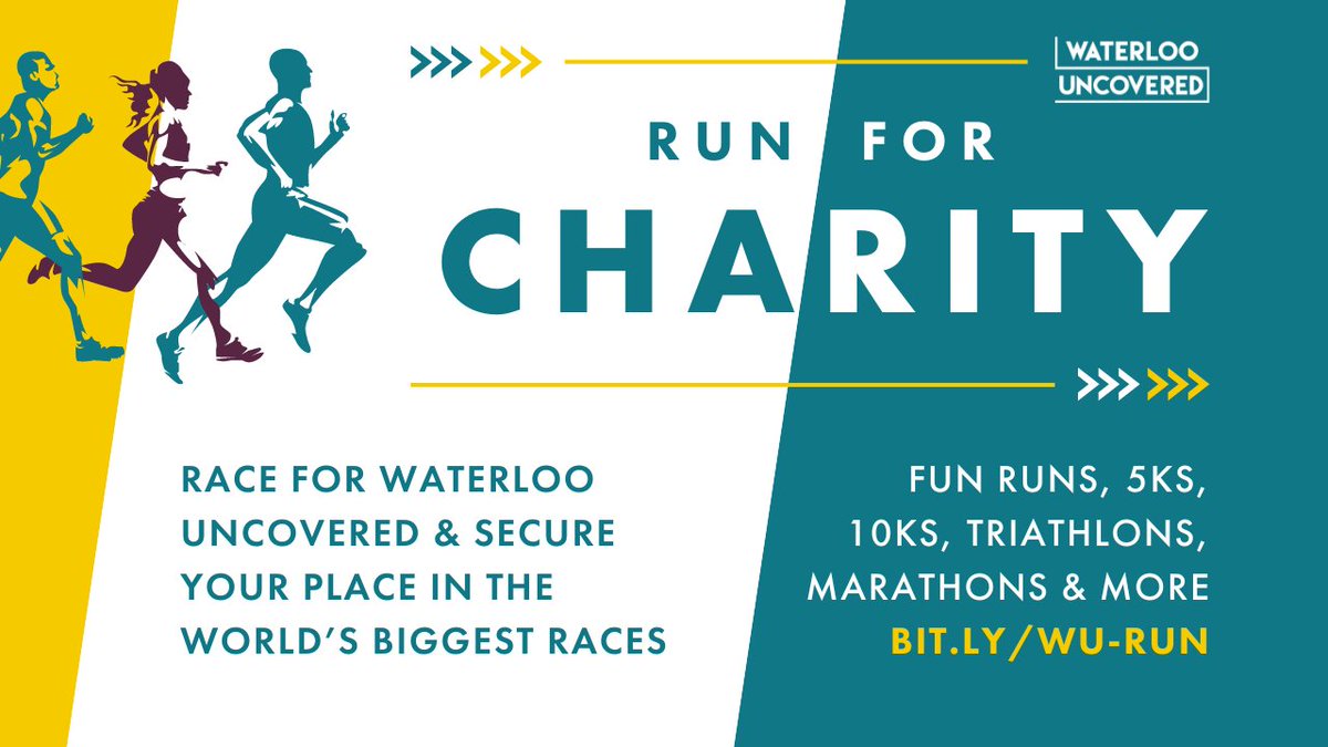 Inspired by the @LondonMarathon last weekend? Want to have a go at a race yourself for @DigWaterloo? Through @charitysports you can skip the public ballot and grab your place on 100s of major fun runs, triathlons, 5ks, 10ks, marathons & more! Learn more: bit.ly/wu-run