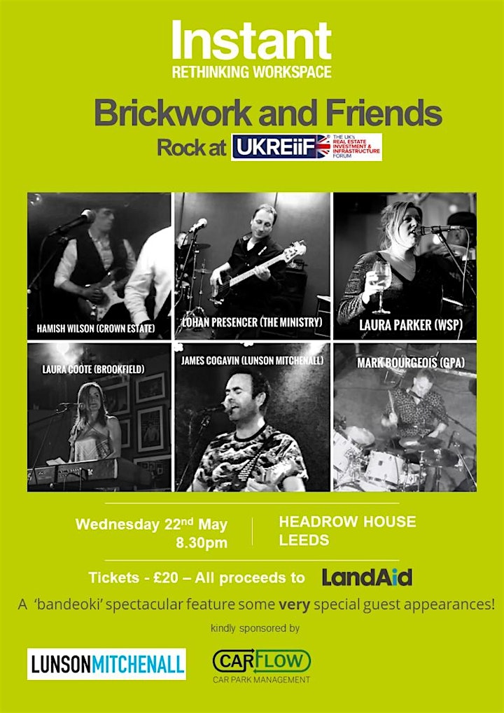 We're thrilled to present Rock at #UKREiiF – together with Lunson Mitchenall and Carflow Management – on Wednesday 22nd May at 5:30pm. All proceeds will benefit #Landaid in the fight against youth homelessness. To contribute or attend, register here: eventbrite.co.uk/e/rock-at-ukre…