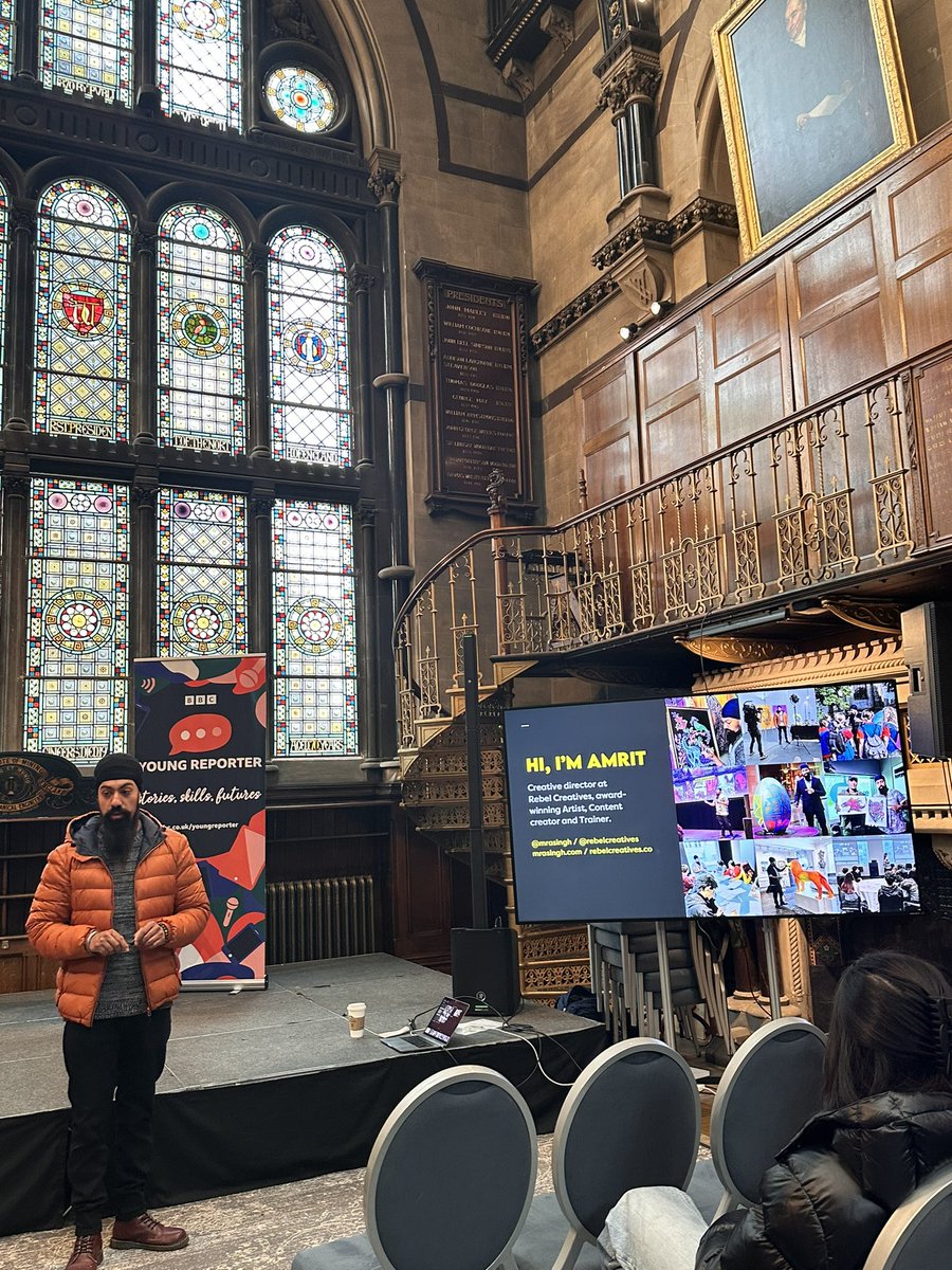 Year 12 students Jenny & Emmy are at the BBC Production Unlocked roadshow today! First up, TikTok 101. 

@BBCYoungReport 
#bbcacademy #bbcyoungreporter #bbcunlocked