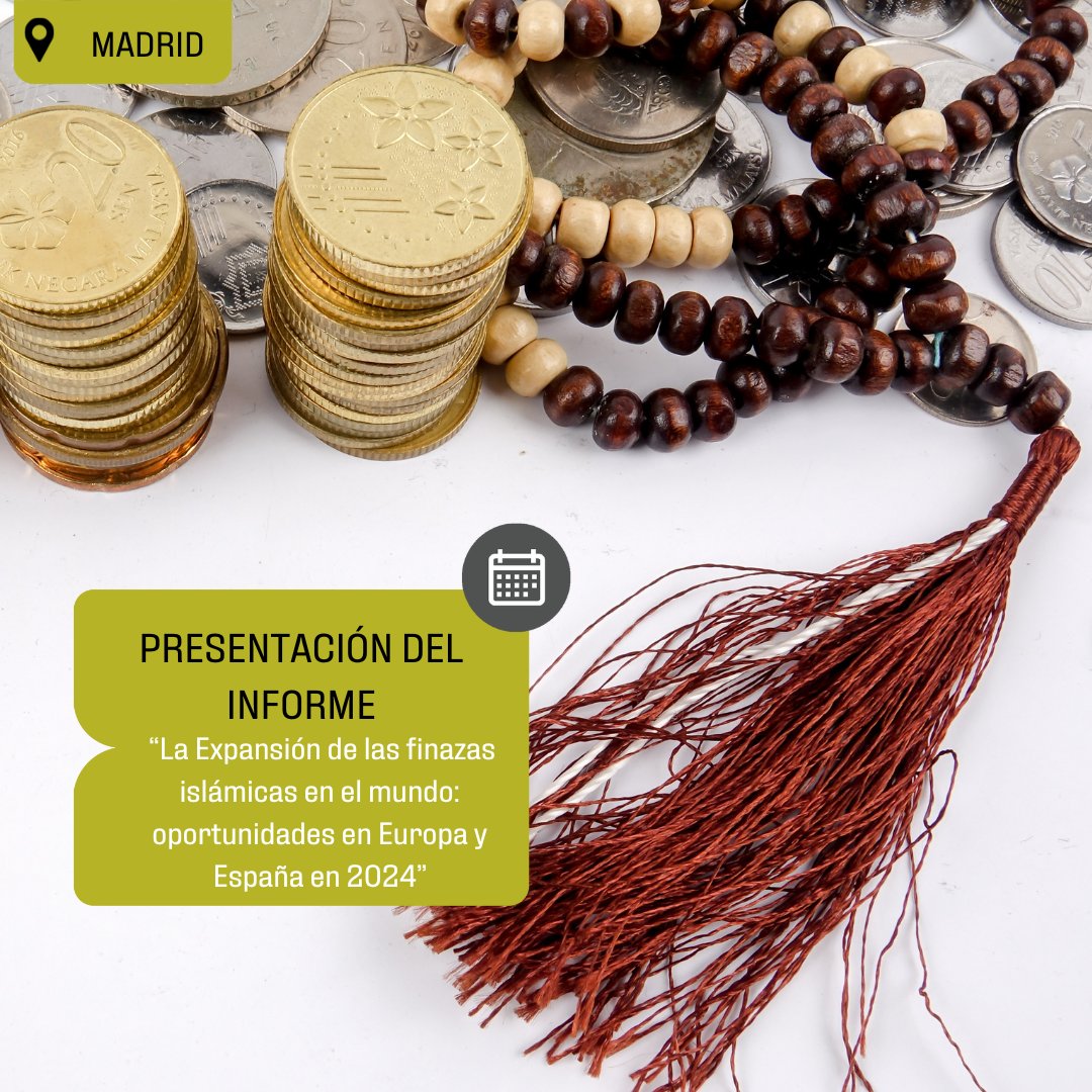 Casaarabe's tweet photo. Mañana 24 de abril a las 9:00h presentaremos en la sede de Casa Árabe (Madrid) junto con el 📈 informe elaborado entre Casa Árabe, @SCIEFNEWS y la @IEuniversity  "La expansión de las finanzas islámicas en el mundo: oportunidades en Europa y España en 2024". https://t.co/hGLY3TGuC2