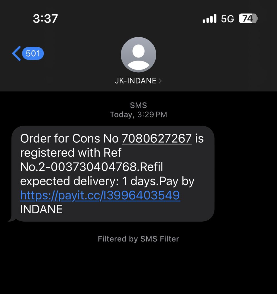 '@IndianOilcl I recently encountered a fake cylinder booking issue. It's disheartening to see such scams affecting customers. Please address this concern promptly to ensure customer trust and safety. #FakeCylinderBooking #CustomerSafety @indane_gas @VSatishIOCL @aajtak @ABPNews