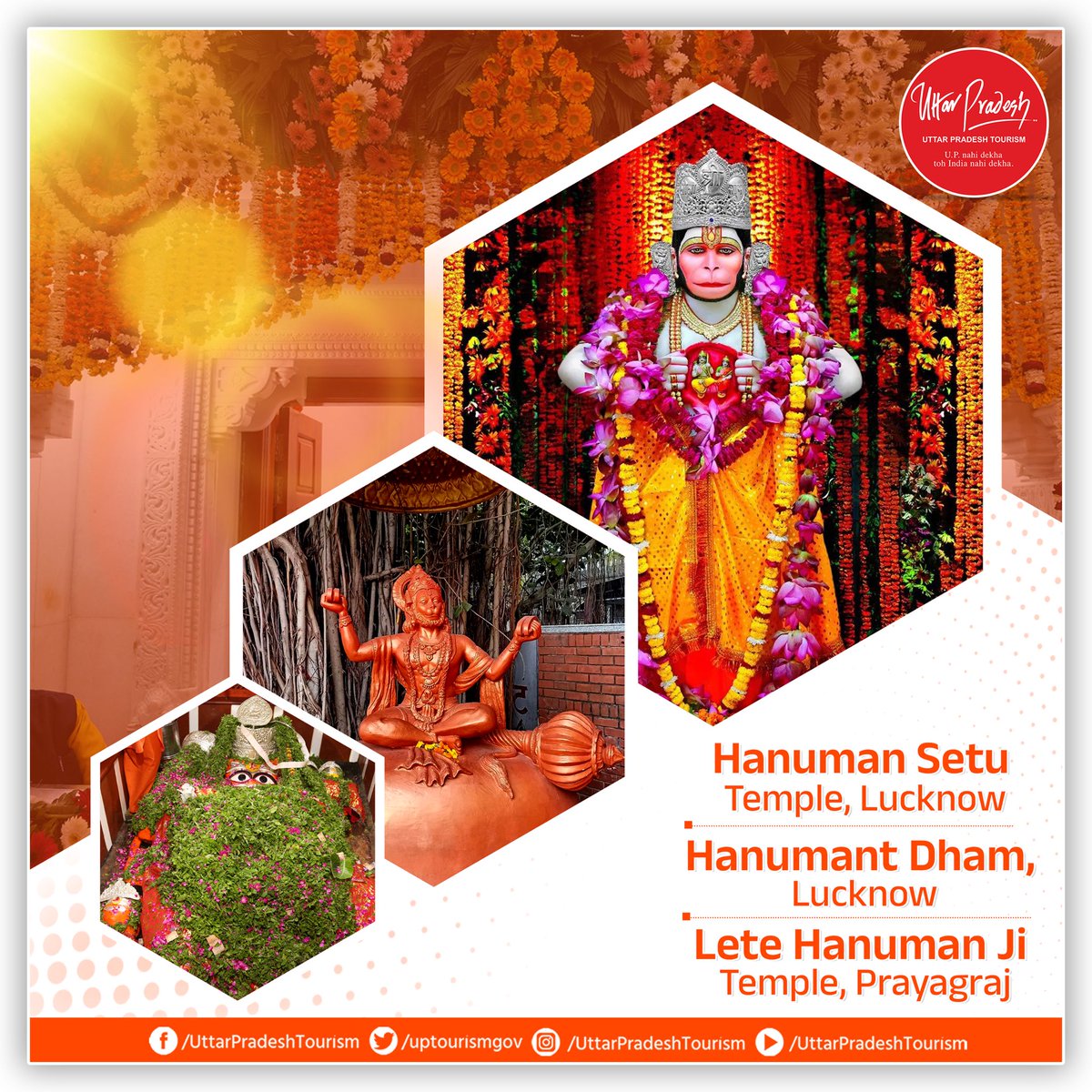 Wishing everyone a blessed and joyous #HanumanJayanti!
May the divine blessings of Lord #Hanuman fill your life with strength, courage, and unwavering devotion.
#JaiShreeRam.🙏

#UttarPradesh #UPTourism #ReligiousTourism 

@MukeshMeshram