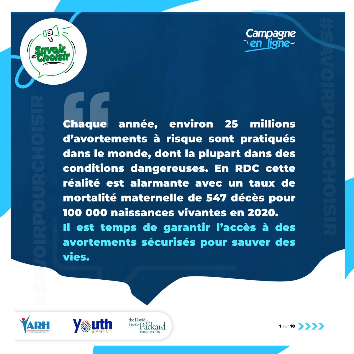 Rejoignez-nous pdt ces 10jrs dans la mission pr favoriser l'autonomie et le bien-être des femmes et à promouvoir l'accès équitable à l'information sur le #SCACF en ligne par la vulgarisation du #ProtocoledeMaputo.
#SavoirPourChoisir #AvortementSécurisé #DroitsReproductifs