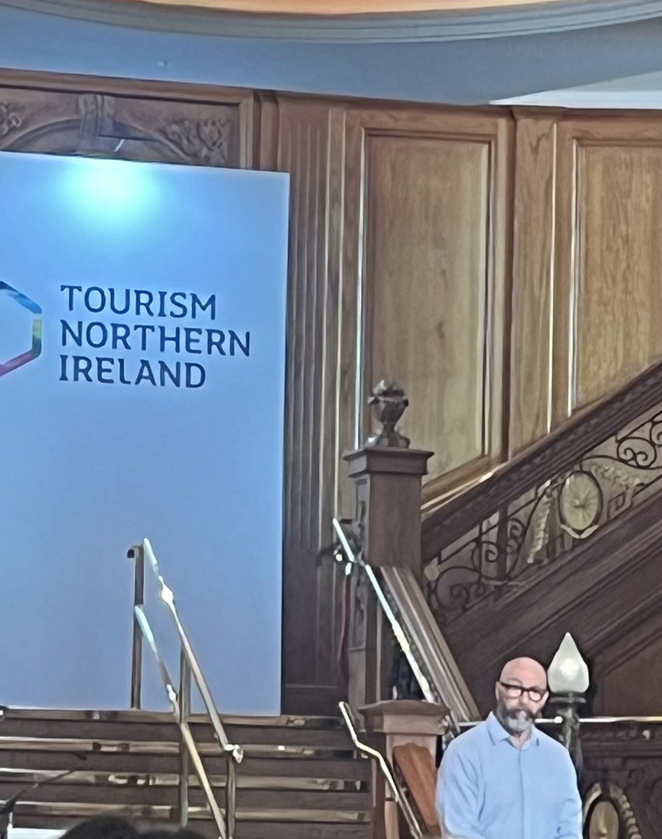A fantastic turnout @TitanicBelfast for @NITouristBoard conference - People, Place & Partnership. Opening address by @Economy_NI @conormurphysf update from @johnmcgrillen1 & @AliceManserghTI @TourismIreland. Inspiration from Adrian Webster & we’re not even at the coffee break!
