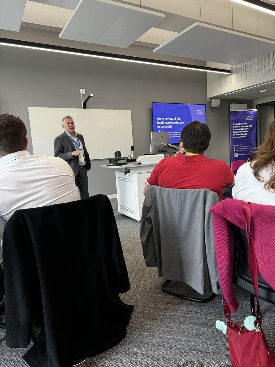 The LAHP’s Professor Nigel Brunskill presenting “An overview of the healthcare landscape in Leicester” to the New South Wales Health Innovation Going Global Export Program with @Healthinn_em