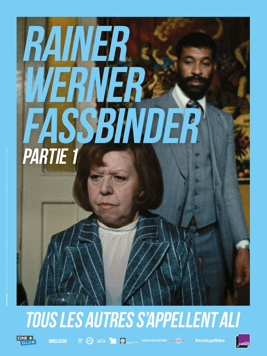 ParisCinemaClub's tweet photo. [Kopfkino] 🇩🇪
Il semblerait qu’il n’y ait rien d’aussi éloigné que ces deux-là : lui, un jeune travailleur immigré, et elle, une veuve sexagénaire. Et pourtant...

TOUS LES AUTRES S'APPELLENT ALI de #RWFassbinder sera présenté demain à 20h aux Écoles par le @goetheinstitut ! https://t.co/vOWqdJejpa