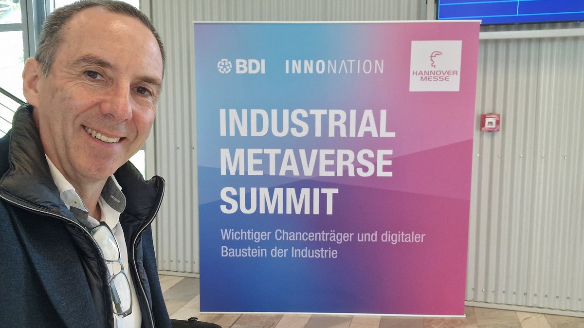 Next up today at #HM24 ... @Der_BDI #IndustrialMetaverse Summit ...