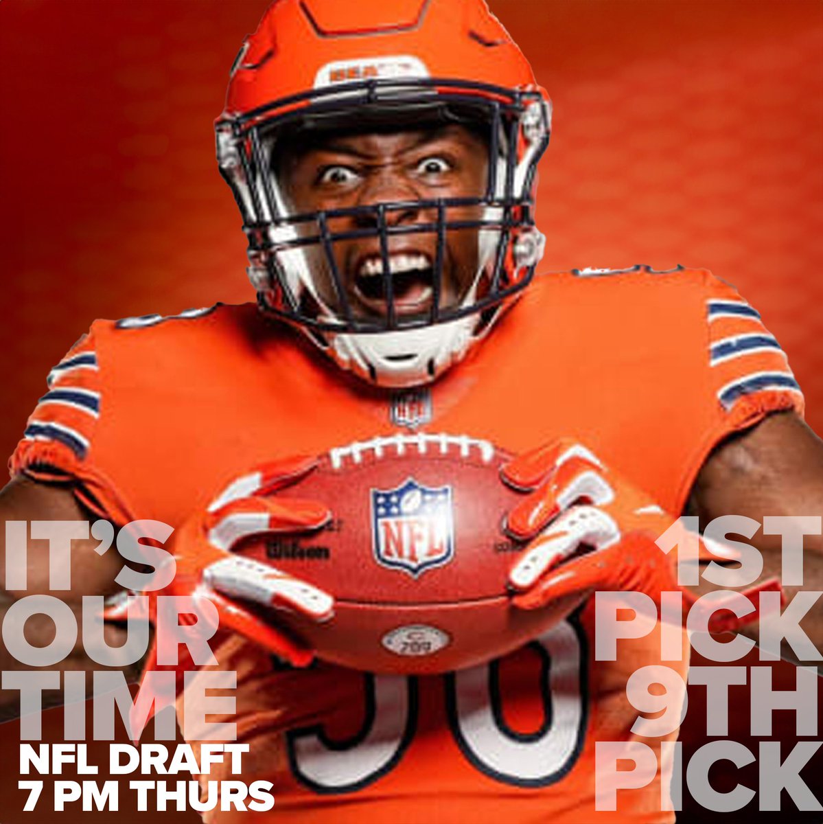 #NFLDraft WATCH PARTY
The Home Team has first &amp; ninth picks in the first round... come see the future of the Bears play out! The #chicagobears are on the clock at 7 PM Thursday.
