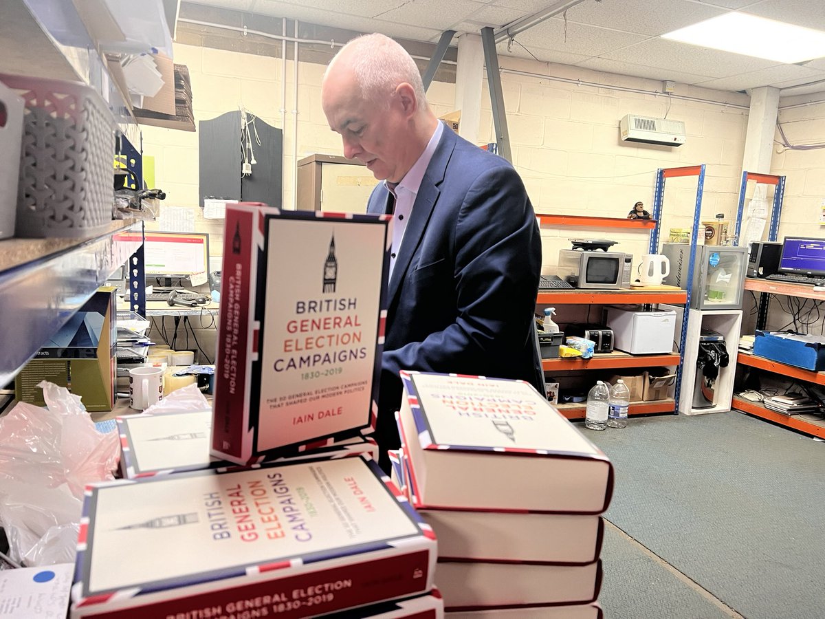 Signing copies of British General Election Campaigns 1830-2019 for @ColesBooks in Bicester at @CombinedBooks in Paddock Wood. Got your copy yet?!
