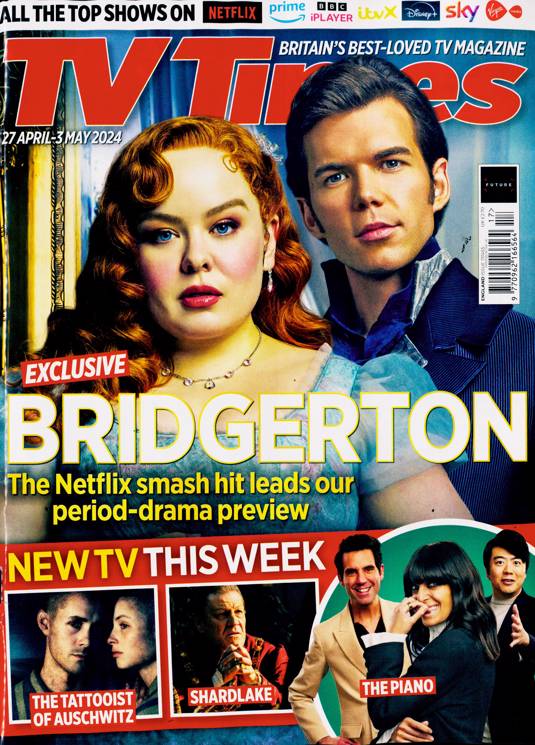 #LukeNewton #nicolacoughlan cover the new edition of TV Times with a #Bridgerton exclusive inside 🥰 Order in print worldwide: rebrand.ly/fpdcywv