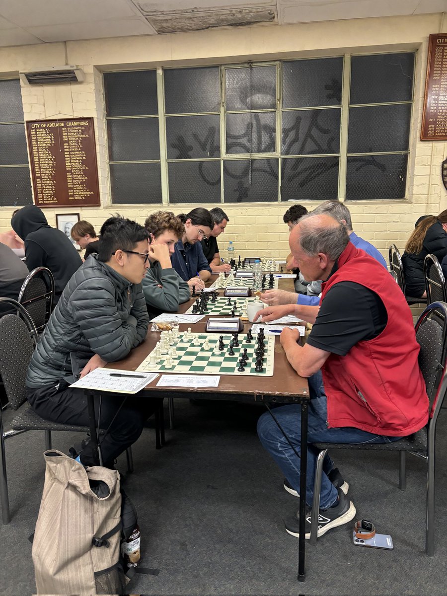sachessau's tweet photo. Round 1 of our Interclub Teams Chess Tournament started tonight. It's going to be a fun 11 weeks of chess. Good luck to all teams.
#SACA #Chess #Adelaide #AusChess https://t.co/HpHm6QqTSE