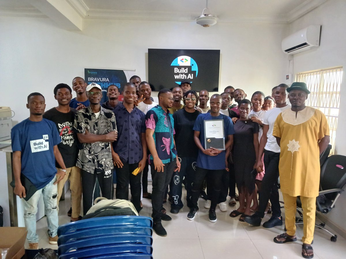 GDGAbakaliki's tweet photo. How Build With AI Workshop in Abakaliki went.... Thanks to participants and Special Thanks to our dear speakers.
#BuildwithAIAbakaliki #GoogleBuildWithAI https://t.co/FO3KrBPQIQ