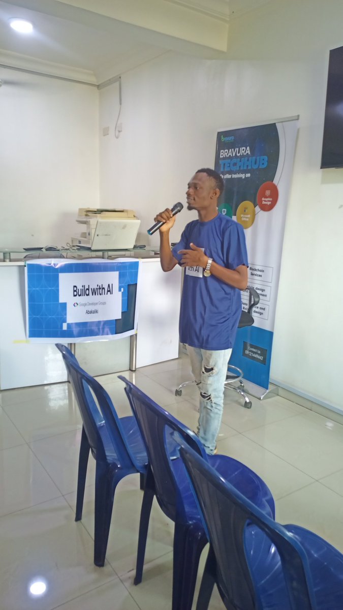 GDGAbakaliki's tweet photo. How Build With AI Workshop in Abakaliki went.... Thanks to participants and Special Thanks to our dear speakers.
#BuildwithAIAbakaliki #GoogleBuildWithAI https://t.co/FO3KrBPQIQ