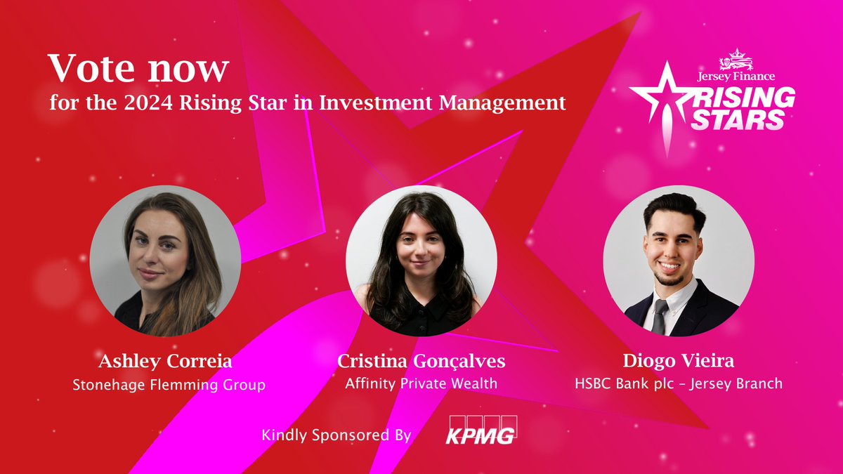 Vote now for your 2024 Rising Star in Investment Management:  

Ashley Correia, @SF_FamilyOffice 

Cristina Gonsalves, @AffinityPW

Diogo Vieira, @HSBC_UK 

Kindly sponsored by @KPMGCDs 

Vote now: jsy.fi/3TJPjT8