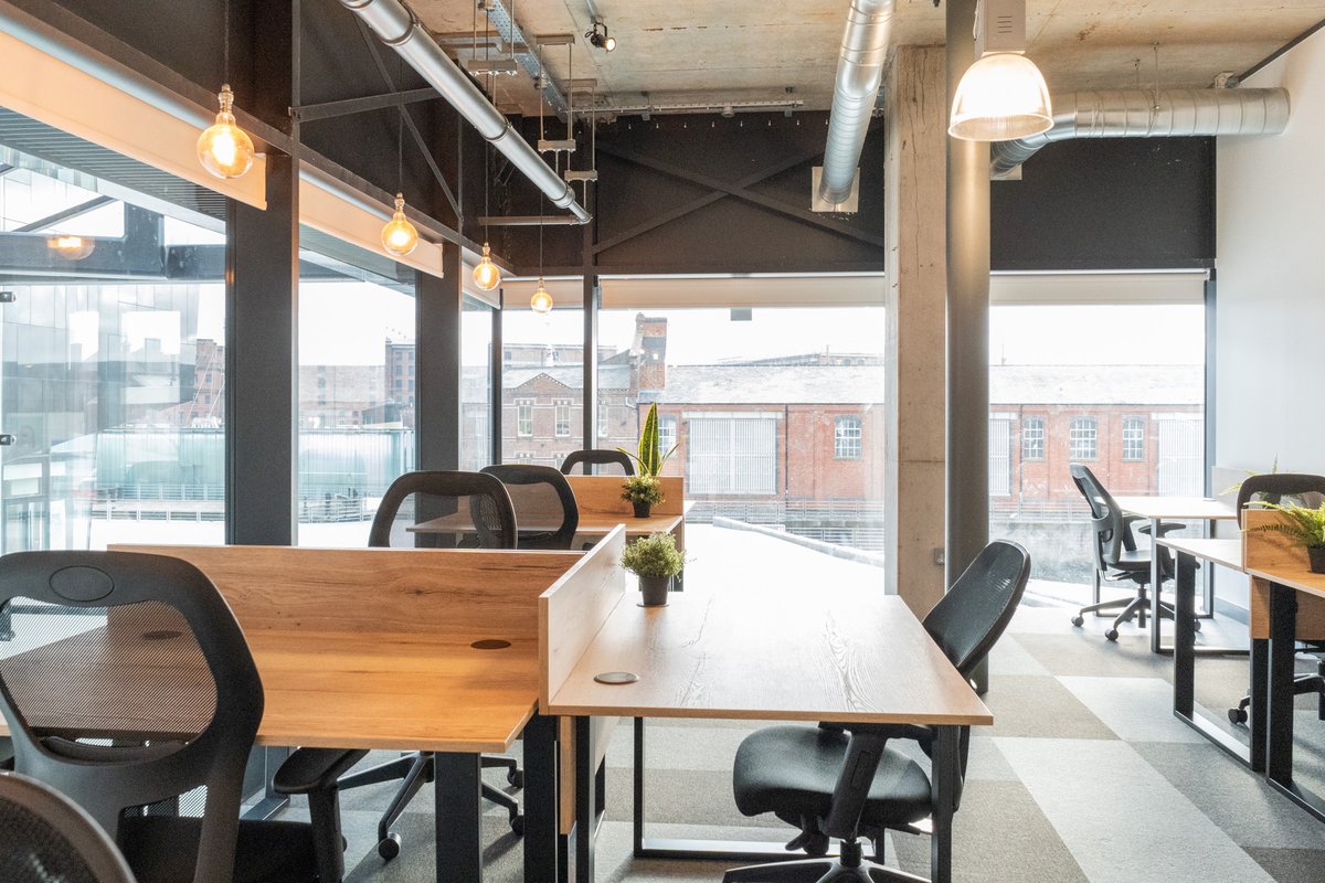 Level up your work-game at Avenue HQ. 🚀 We've got serviced offices, ranging up to 20 desks, available now in Leeds and Liverpool. Not enough desks? Not to worry. Our team will work closely with you to design a bespoke solution. Sold? Get in touch: hubs.ly/Q02tLdYH0