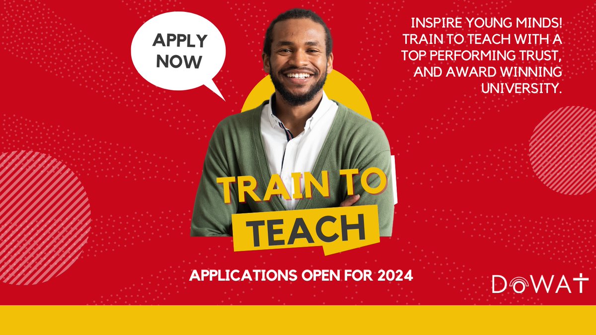 🔈Our applications are still open! Apply today to start your journey towards becoming a qualified #teacher and inspire young minds.

Find out more: loom.ly/KVhqB3Y

#getintoteaching #traintoteach #teachertraining #Hertfordshire #London