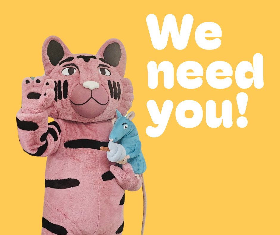 Join our gang. 
Save the world. 
Be happy.    

We’re looking for a pink tiger mascot performer? If that sounds good to you, let’s talk. 

☎️0191 6910254

 #MascotPerformer #PinkTiger #PerformingArts #EventPerformers