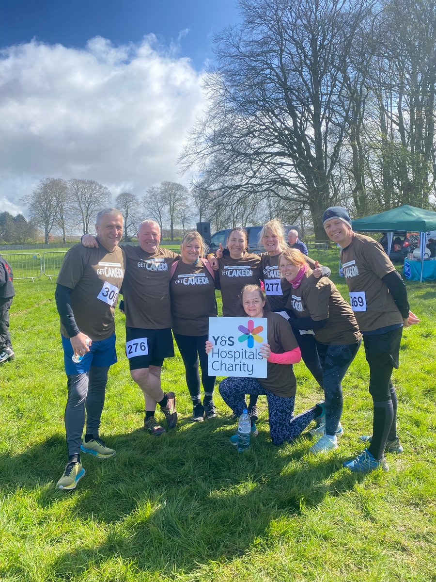 YSHospCharity's tweet photo. THANK YOU to everyone who took on Get Caked muddy challenge this weekend!

We are so grateful and proud of everyone who battled the elements to raise money for @YSTeachingNHS

We look forward to sharing more pictures and a final total soon! 💙 https://t.co/0ApaWrF6sV