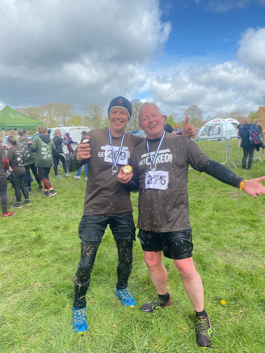YSHospCharity's tweet photo. THANK YOU to everyone who took on Get Caked muddy challenge this weekend!

We are so grateful and proud of everyone who battled the elements to raise money for @YSTeachingNHS

We look forward to sharing more pictures and a final total soon! 💙 https://t.co/0ApaWrF6sV