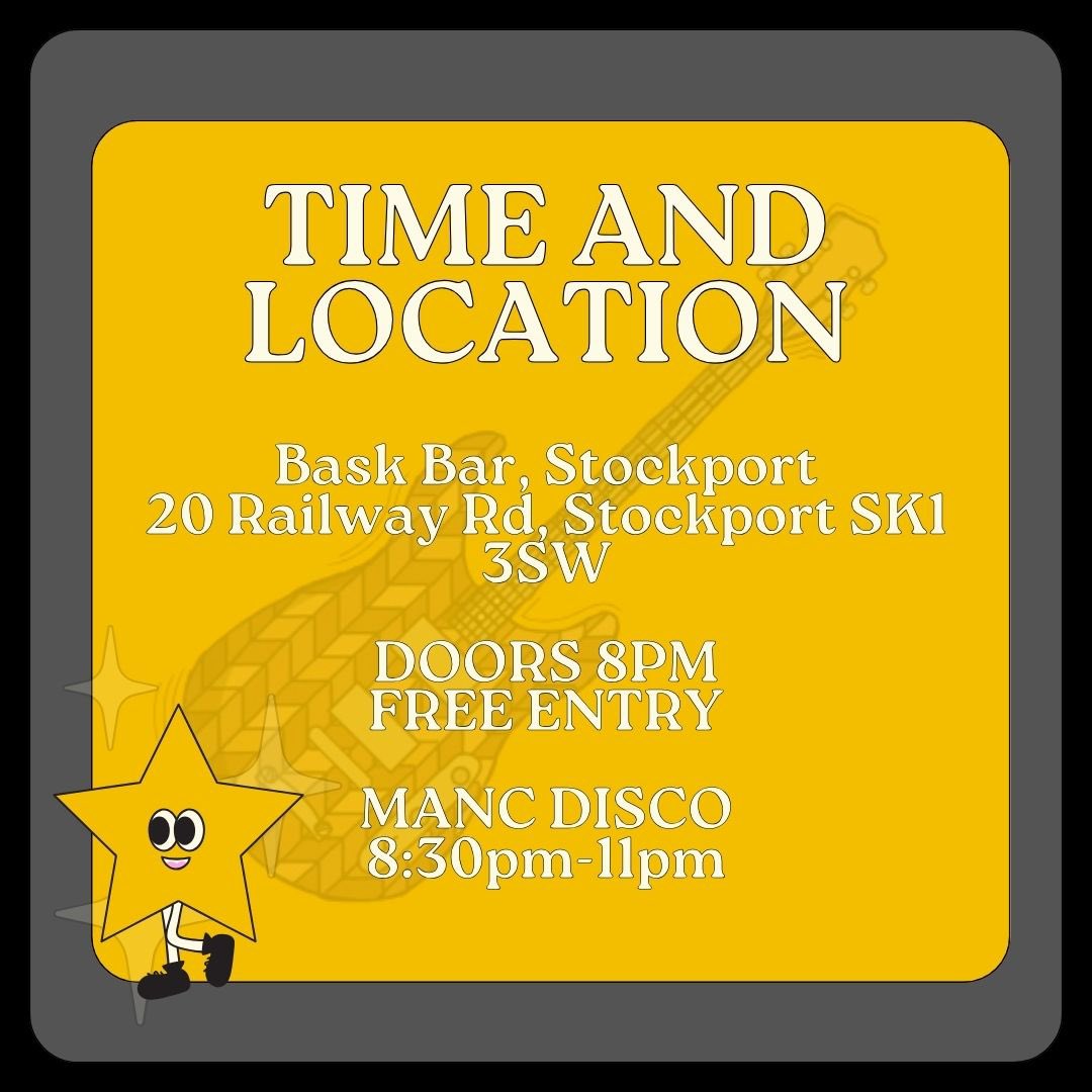 MCRSGuitar_'s tweet photo. TONIGHT’S THE NIGHT. WHAT WE HAVE ALL BEEN WAITING FOR… LET’S MAKE HISTORY.
8PM. MANC DISCO. FREE ENTRY. BASK. BE THERE🎶
#THEMANCDISCO #MANCHESTERSGUITAR #THINGSTODOINMANCHESTER #MANCHESTER #STOCKPORT https://t.co/CmEA5plCDb
