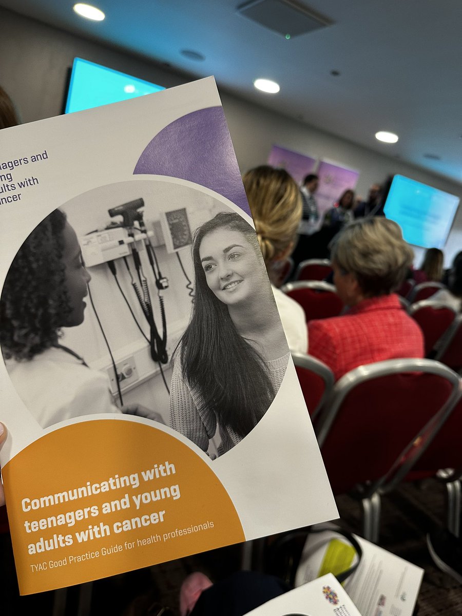 @TYACancerPro are proud to launch the new TYAC Good Practice Guide for health professionals at #CCLG2024 to communicating with teenagers and young adults with cancer - aiming to help #TYAs engage in communication #TYACAM 🗣️👏🏻